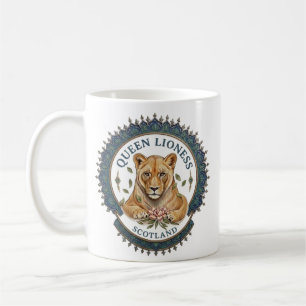 Queen Lioness. Scotland Coffee Mug