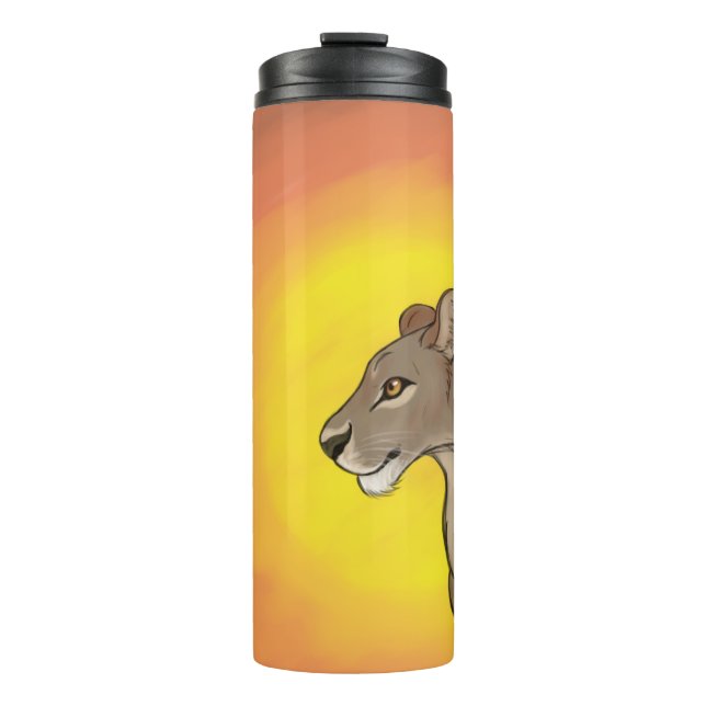Queen Lioness Thermal Tumbler (Front)