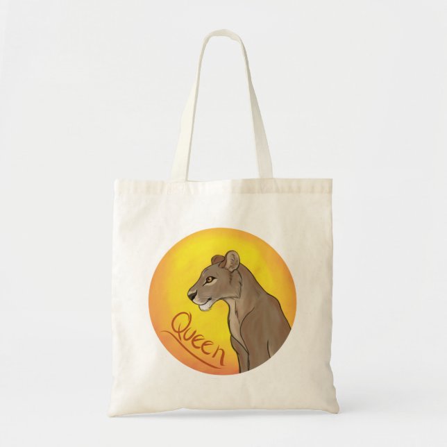 Queen Lioness Tote Bag (Front)