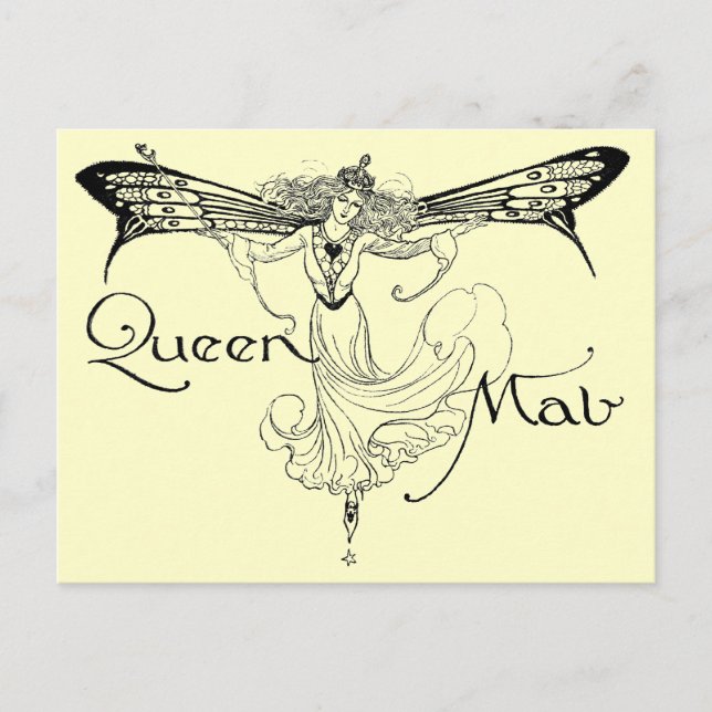 Queen Mab Fairy Postcard (Front)