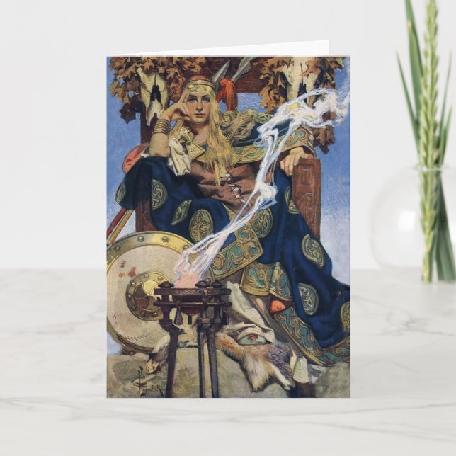 Queen Maeve Warrior Princess Fantasy Art Card (Front)