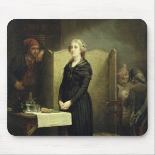 Queen Marie Antoinette in the Conciergerie Mouse Pad