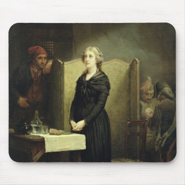 Queen Marie Antoinette in the Conciergerie Mouse Pad (Front)