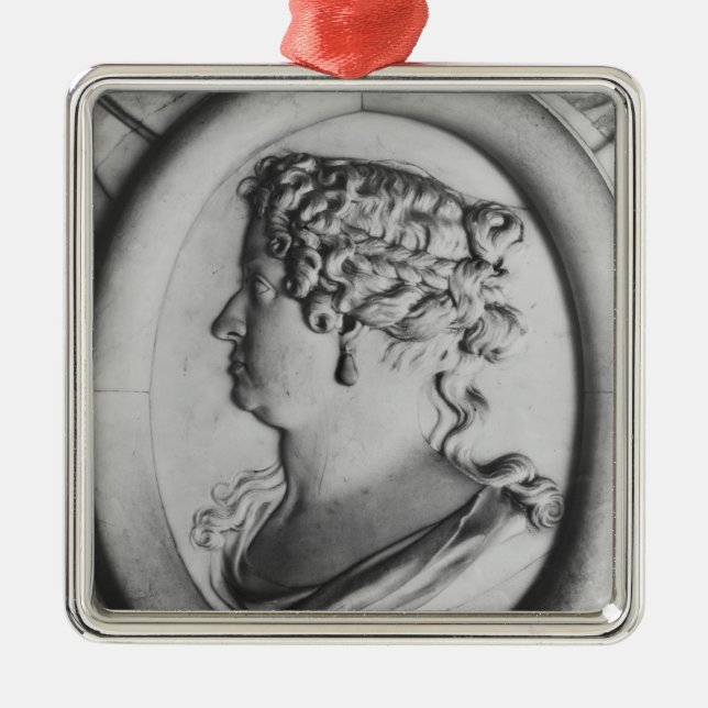 Queen Marie-Therese of Austria Metal Tree Decoration (Front)