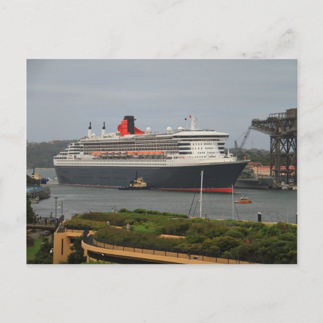 Queen Mary 2 Postcard (Front)