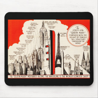 Queen Mary Comparison Chart Mouse Pad