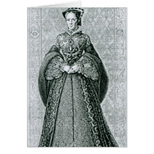 Queen Mary I engraved by T.Brown