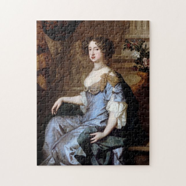 Queen Mary II by Sir Peter Lely Jigsaw Puzzle (Vertical)