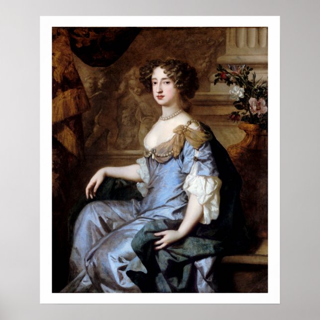 Queen Mary II by Sir Peter Lely Poster (Front)