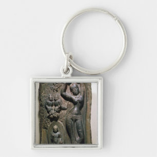 Queen Maya giving birth to the future Buddha Key Ring