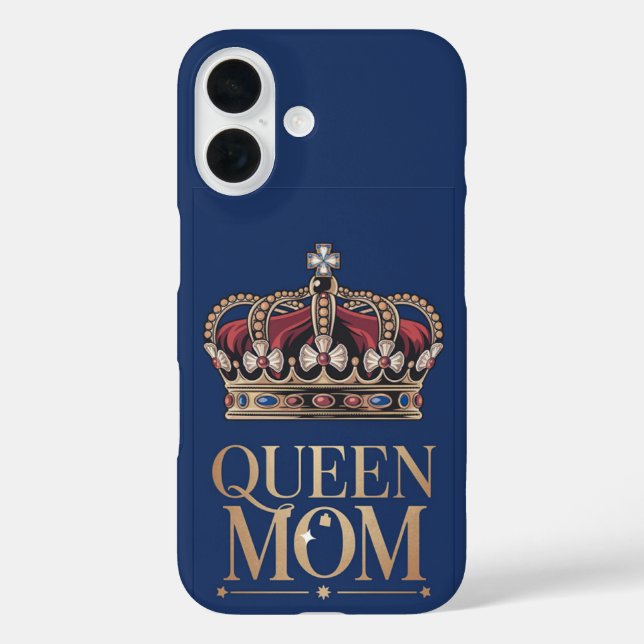 Queen Mum Crown Case-Mate iPhone Case (Back)