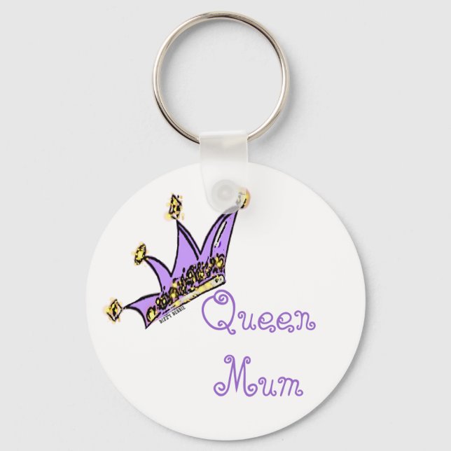 Queen Mum Keychain (Front)