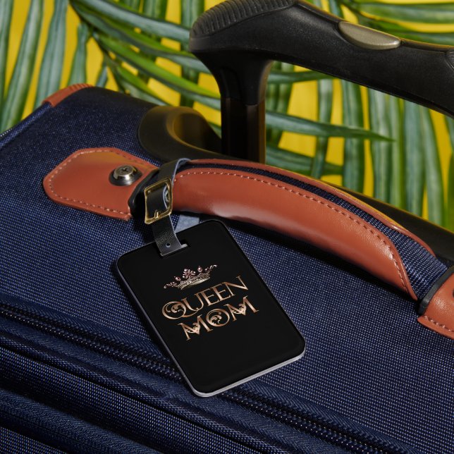 Queen Mum Luggage Tag (Front Insitu 1)