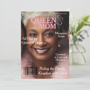 Queen Mum Magazine Cover  Holiday Card