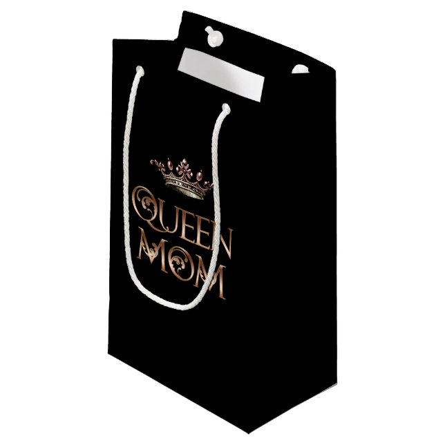 Queen Mum Small Gift Bag (Front Angled)