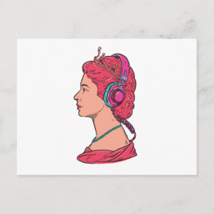 Queen Music Holiday Postcard