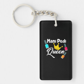 Queen Nail Artist Key Ring