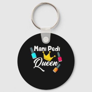 Queen Nail Artist Key Ring