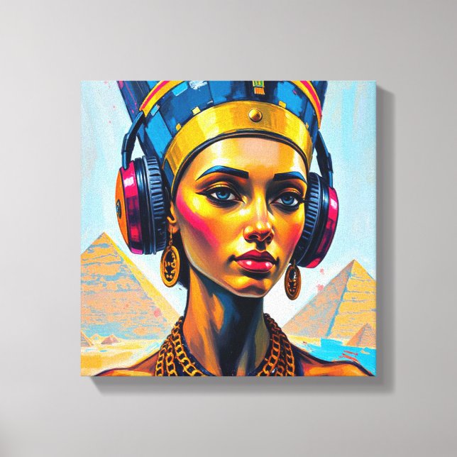 QUEEN NEFERTITI 4 CANVAS PRINT (Front)