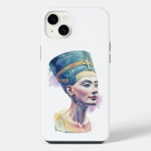 Queen Nefertiti Watercolor – Egyptian Art