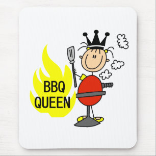 Queen of Barbequeing Mouse Pad