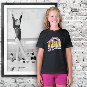 Queen of Beam retro style Tshirt for Gymnast