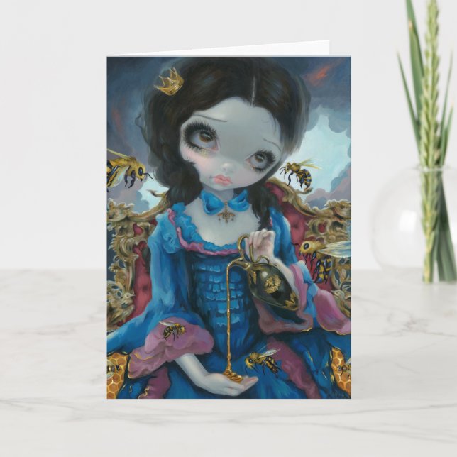"Queen of Bees" Greeting Card (Front)