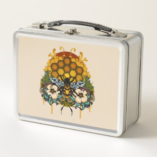 Queen Of Bees Metal Lunch Box