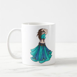 Queen of Beledi Belly Dancer Ornament Coffee Mug