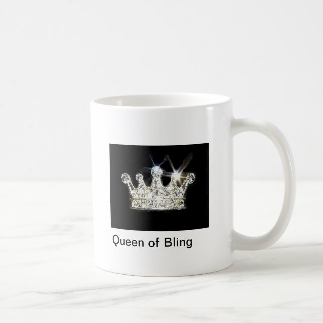 Queen of Bling Coffee Mug (Right)