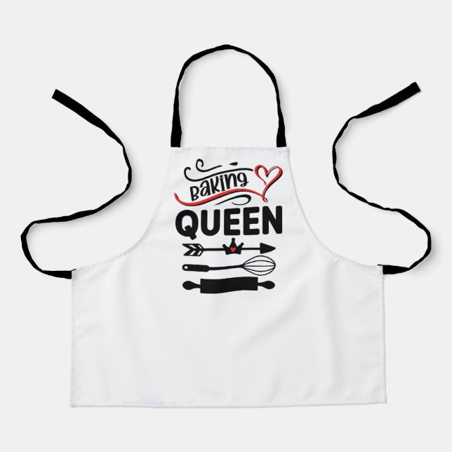 Queen of Bread Kitchen Apron (Front)