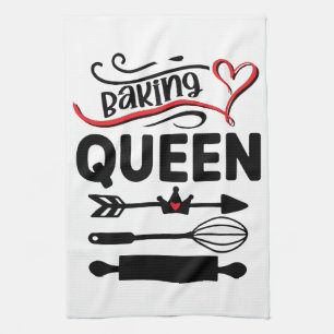 Queen of Bread Kitchen Tea Towel