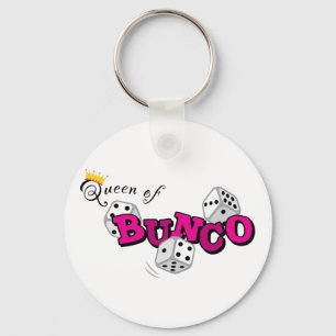 Queen of Bunco Key Ring