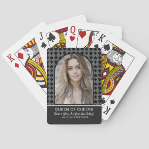 Queen of Cheers Birthday Playing Cards Raise