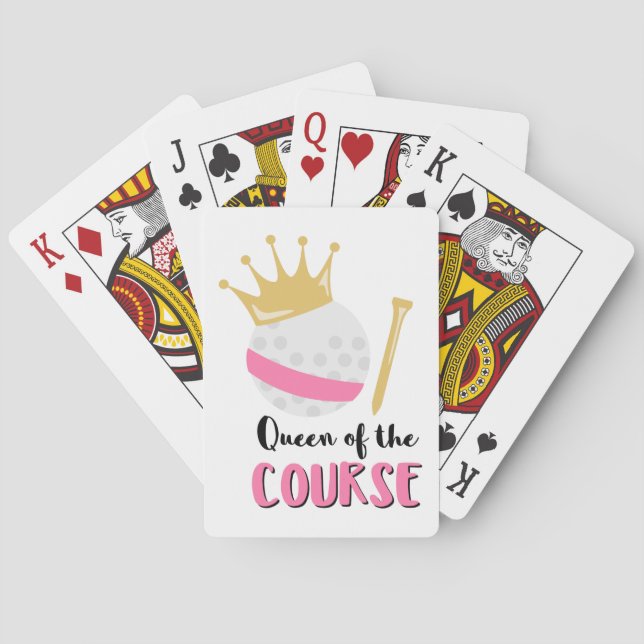 Queen Of Course Playing Cards (Back)