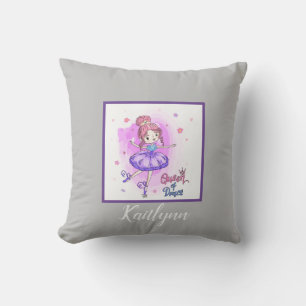Queen of Dance, personalised ballerina Cushion