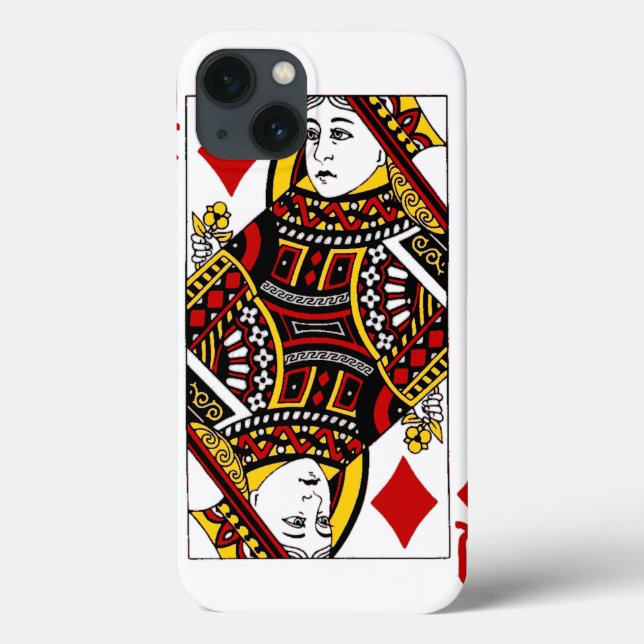 Queen of Diamonds Ipad Air Case (Back)