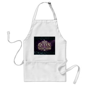Queen Of Everything Crown Standard Apron