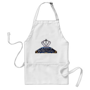 Queen Of Everything Crown Standard Apron