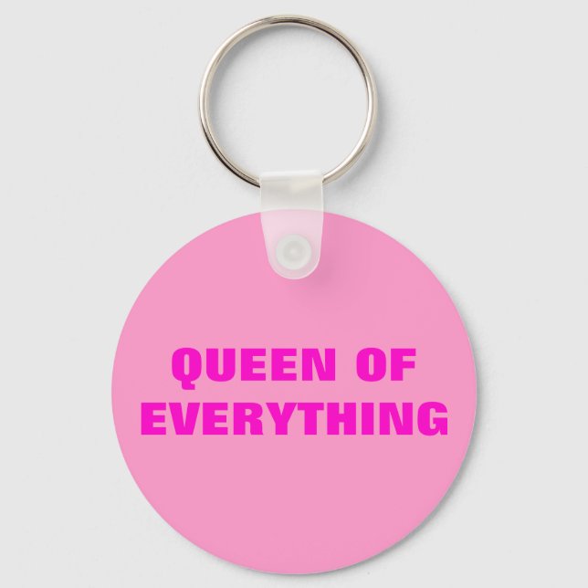 QUEEN OF EVERYTHING KEY RING (Front)