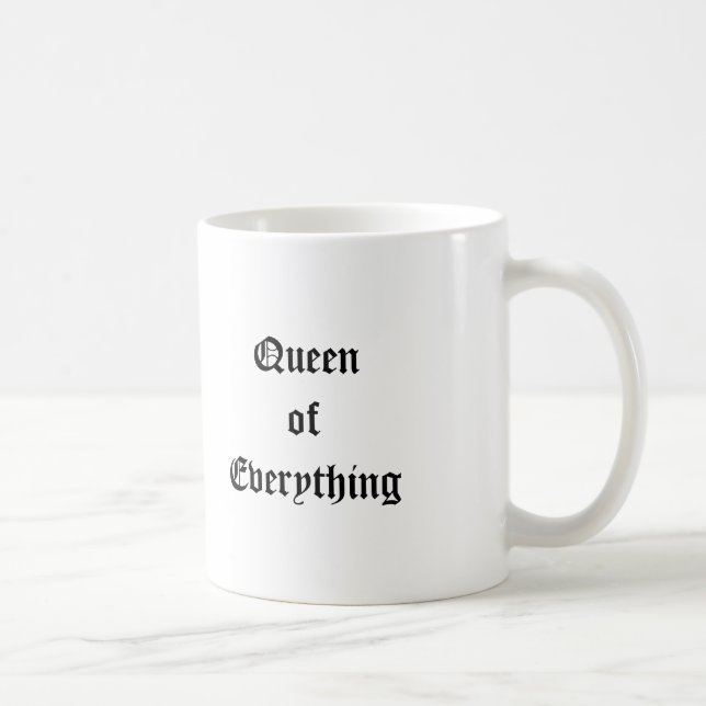 Queen of Everything Royal Victorian Crown Mug (Right)
