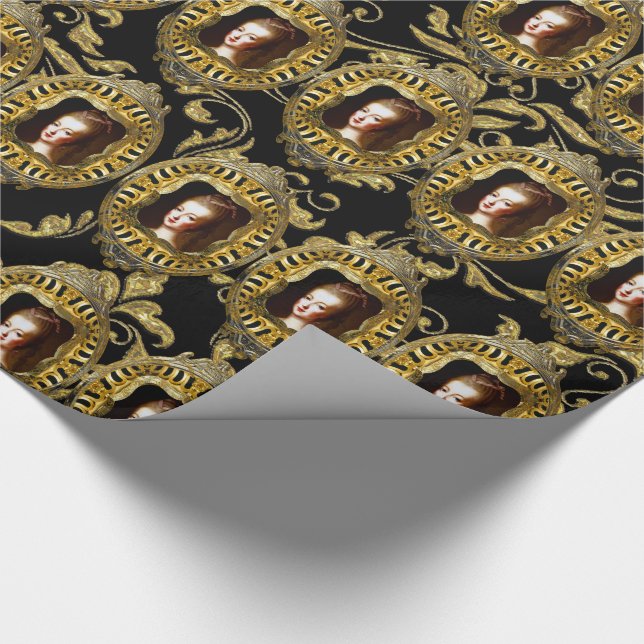 Queen of France Elegant Chic 30" x 6' Wrapping Paper (Corner)