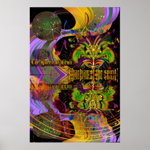Queen of Genii-Guardian of the spirit Pick Size Poster