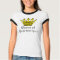 "Queen of" Gold Crown Customisable Shirt