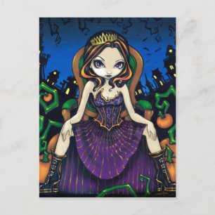 "Queen of Halloween" Postcard