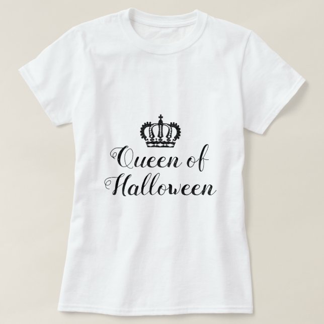 Queen of Halloween T-Shirt (Design Front)