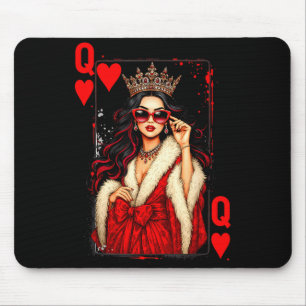 Queen Of Heart Playing Card Love Valentine Outfit Mouse Pad