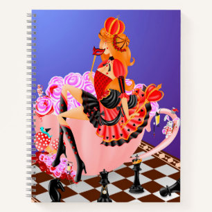 Queen of heart wonderland  notebook