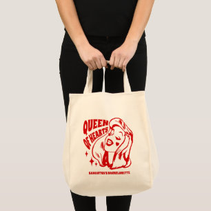Queen of Hearts Bachelorette Party Tote Bag
