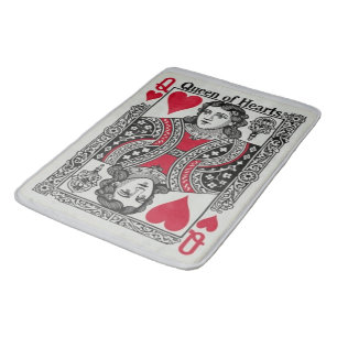 QUEEN OF HEARTS BATH MAT